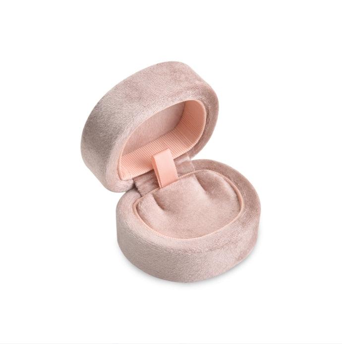 Assorted Square Velvet Rounded Ring Box Collection