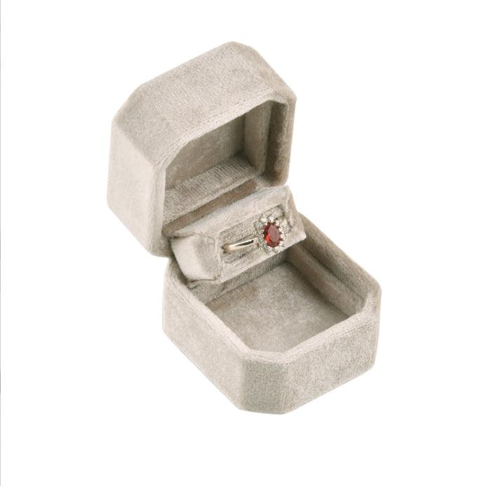 Assorted Square Velvet Ring Box Collection