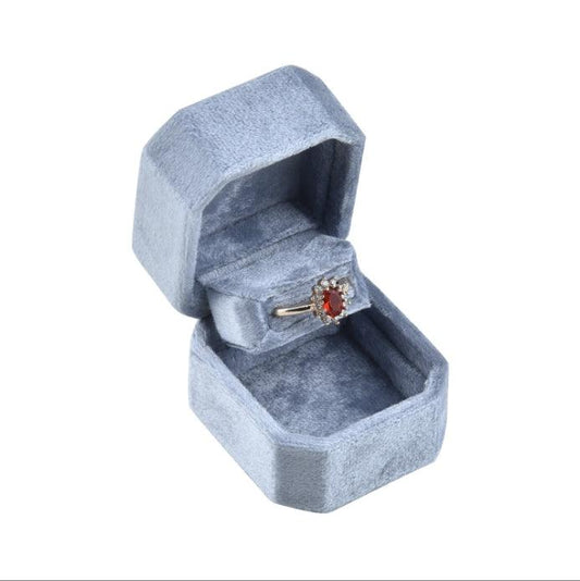 Assorted Square Velvet Ring Box Collection
